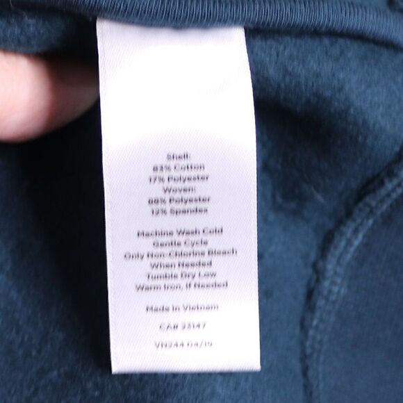 Talbots Sweater Vest Teal Zip Up Small Petite - Picture 8 of 8